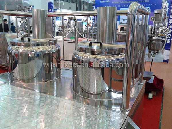 Industrial Stainless Steel Vacuum Mixing Tank Homogenizer Tank