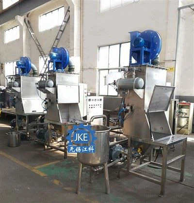 Sistem za mešanje tečnosti u prahu